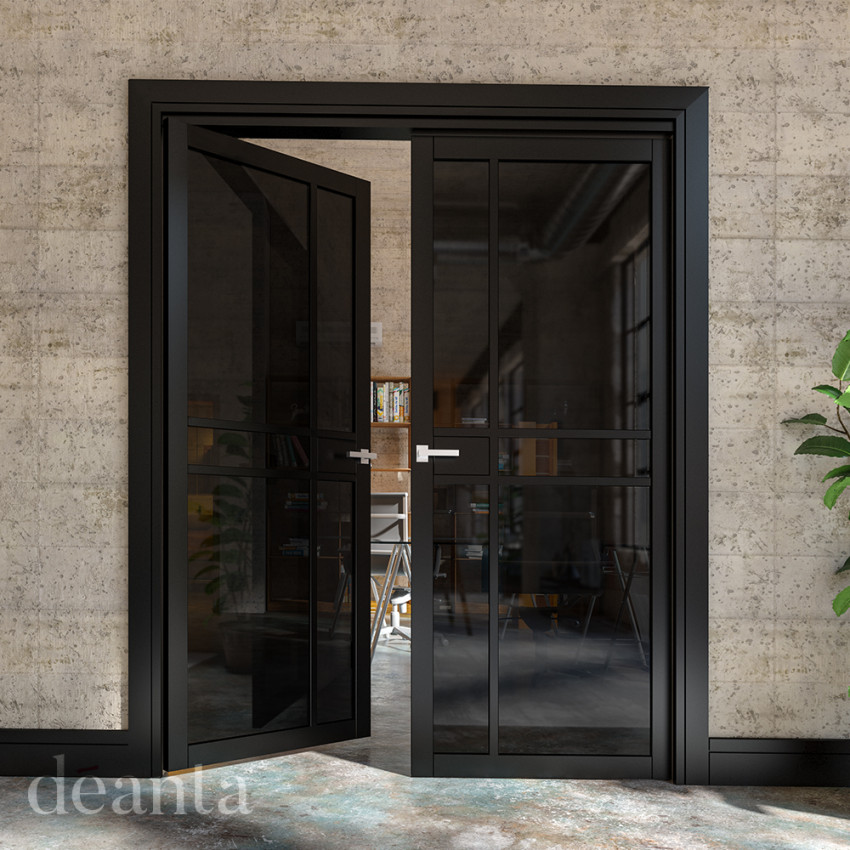 Dalston Black Prefinished Tinted Glaze