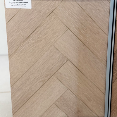 Kensington Luxury Laminate Herringbone Oak Light Raw