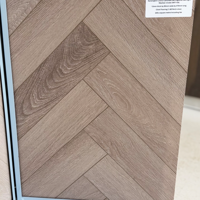 Kensington Luxury Laminate Herringbone Oak Light Washed