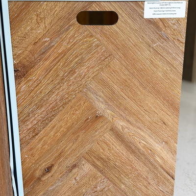 Kensington Luxury LVT Herringbone Oak Natural