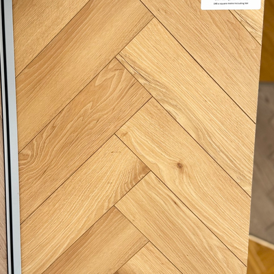 Kensington Luxury Laminate Herringbone Oak Natural Vintage