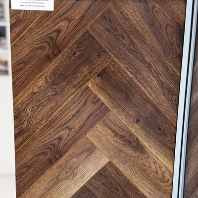 Kensington Luxury Laminate Herringbone Oak Smoked Vintage