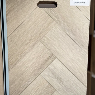 Kensington Luxury LVT Herringbone Oak Light Vintage
