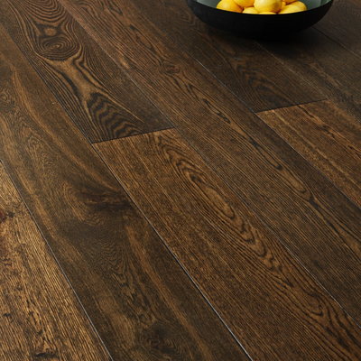 Boston Engineered Real Wood Oak Rustic Lightly Brushed with a Dark Stain UV Oiled